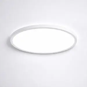 Led plafonjera crna/bela 22W